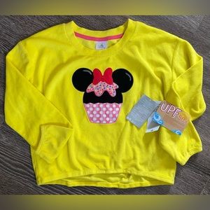 •NWT•Disney Swim Minnie Mouse Cupcake Girls Terry Cloth Swim Cover-Up 9/10